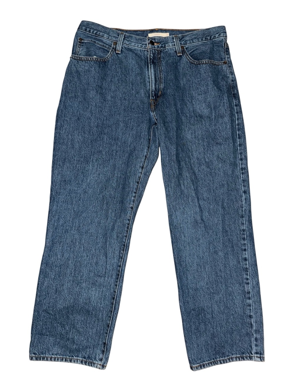 Levi’s 94 Baggy Jeans Women’s 33 Medium Wash 100% Cotton Wide Leg EUC